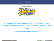 Tablet Screenshot of oldtimebaseball.com